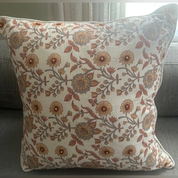 Floral Throw Pillow - Picture 2 of 6